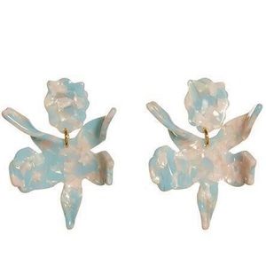 Lele Sadoughi Small Paper Lily Earrings